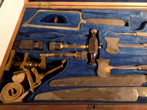 detail of surgical kit (J.H. Gemrig, 1840-1880)